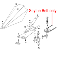 AL-KO BM5001 Scythe Mower Belt 401478
