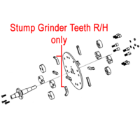 Weibang Stump Grinder Teeth Right Hand DSZ0000061/04