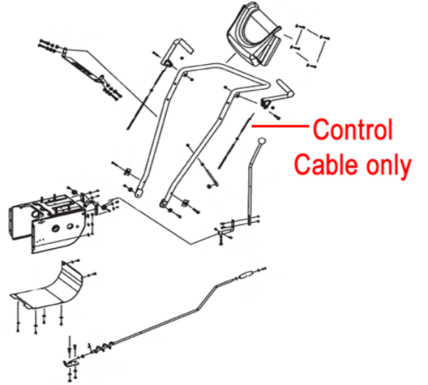 Stiga Snow Cube Control Cable 1881-2586-01