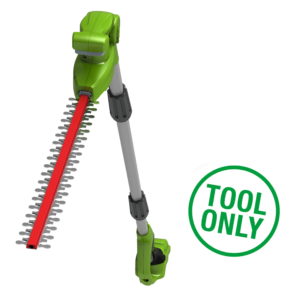 Greenworks 24V 51cm Long Reach Split Shaft Cordless Hedge Trimmer (No Battery or Charger)
