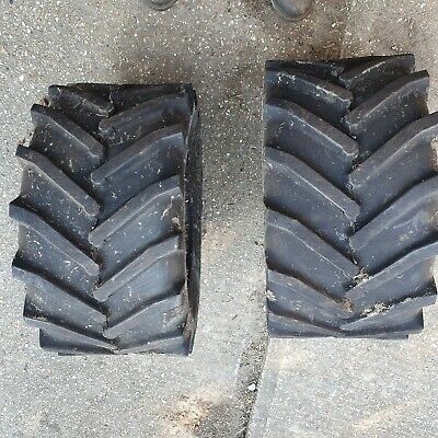 Four hardly used tyres for sale, originally fitted on Ferris zero turn ride on mower. ...