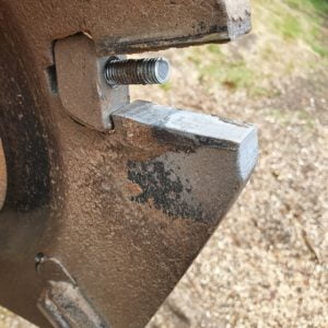 Sheared Bolt Multi-Tip Stump Grinder Wheel