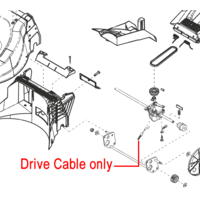 AL-KO 523VS Clutch Drive Cable 454773