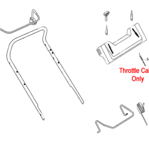 AL-KO Lawnmower Throttle Cable 545187