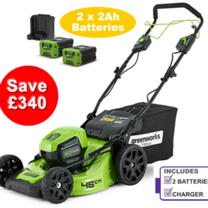 Greenworks GD60LM46SP 60v Self-Propelled Cordless Mower includes Battery and Charger