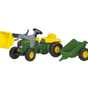 John Deere Toy Rolly Tractor & Trailer & Front Loader