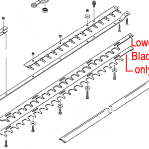 Kawasaki KHS750B Hedge trimmer Lower Blade