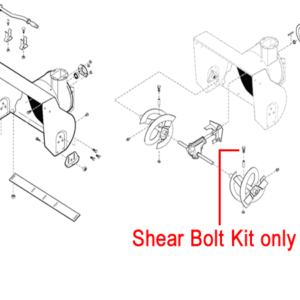 Stiga Snow Flake, Power & Blizzard Shear Bolt Kit 1812-9005-01