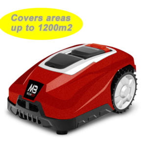 Mowbot 1200 28v 3Ah Robotic Lawnmower Metallic Red