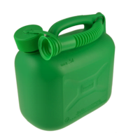 Green Plastic Fuel Can - 5 Litre