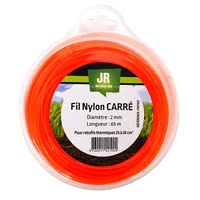 Square Nylon Trimmer-Line -Replacement Strimmer Line - 2mm x 65m - JR FNY037