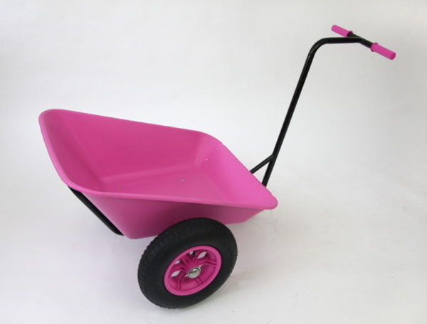 Bullbarrow Bullcart Wheelbarrow 85 Litres (Pink)