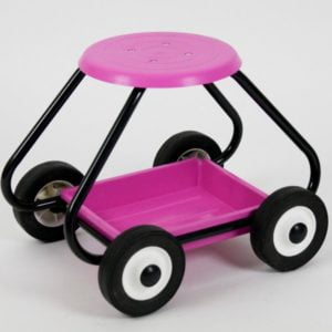 Bullbarrow Scoot Wheelbarrow Kneeler (Pink)