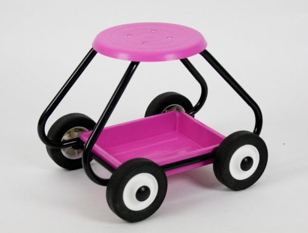 Bullbarrow Scoot Wheelbarrow Kneeler (Pink)