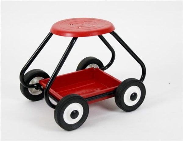 Bullbarrow Scoot Wheelbarrow Kneeler (Red)