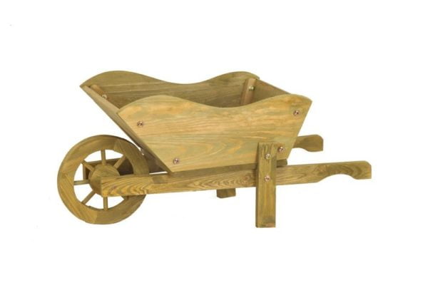 Smart Garden Woodland Wheelbarrow - Rustic Tan