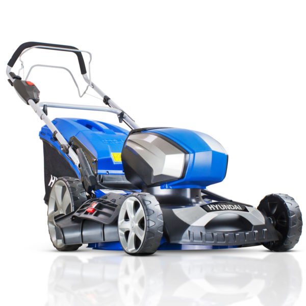 Hyundai 18"45cm Cordless 80v Lithium-Ion Battery Self Propelled Lawnmower with Battery and Charger HYM80Li460SP