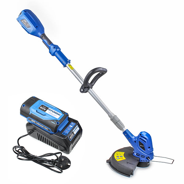 Hyundai 60v Lithium-ion Cordless Battery Grass Trimmer With Battery and Charger | HYTR60LI