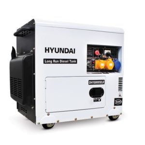 Hyundai 6kW/7.5kVA Long Run Standby Diesel Generator Single Phase | DHY8000SELR