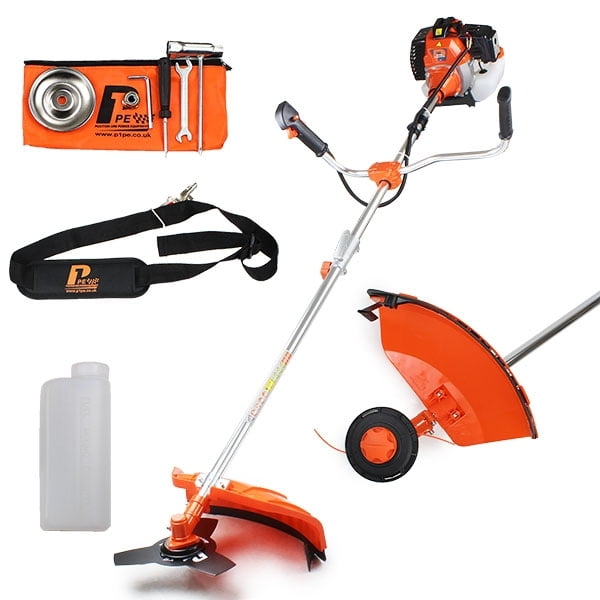 P1 52cc 2-stroke Petrol Grass Trimmer / Brushcutter (Powered by Hyundai) | P5200BC