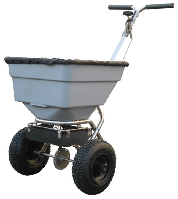 The Handy 100lbs Push Salt Spreader