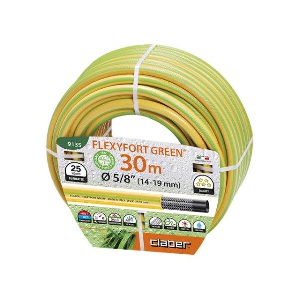 Claber Flexyfort Green ?" (20mm) 30M Hosepipe