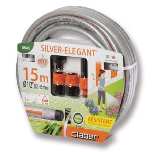 Claber Silver Elegant Kit 1/2" (13mm) 15M Hosepipe