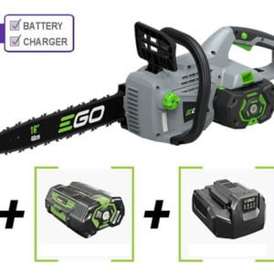 EGO Power + CS1601E 40cm Cordless Chainsaw with Battery & Charger