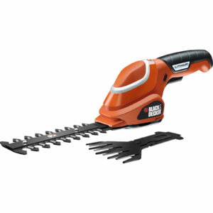 Black and Decker GSL700 7v Cordless Shrub Shears 1 x 1.2ah Integrated Li-ion Charger