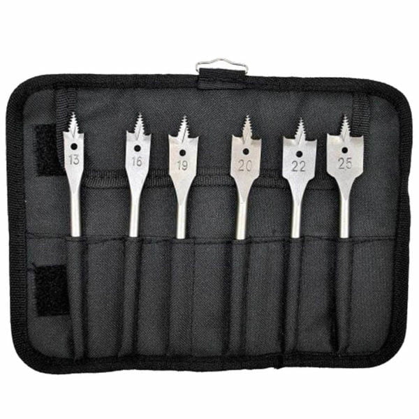 Bosch 6 Piece SelfCut Spade Drill Bit Set in Tool Roll