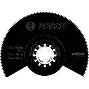 Bosch ACZ 100 BB Metal and Wood Oscillating Multi Tool Segment Saw Blade 100mm Pack of 1
