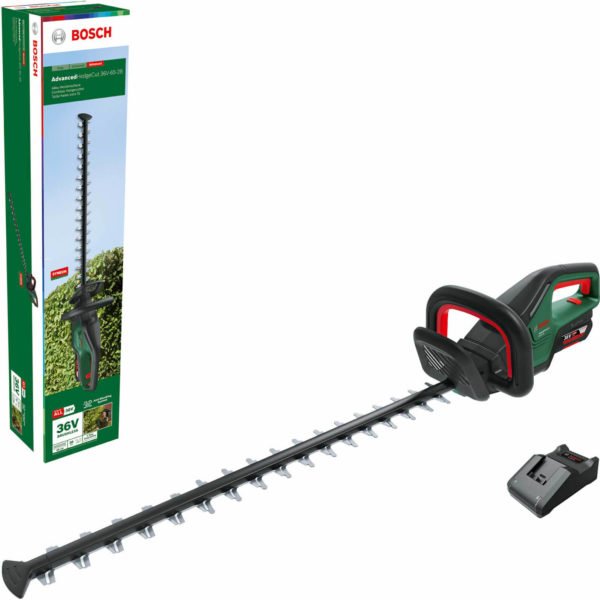 Bosch ADVANCEDHEDGECUT 36V-65 36v Cordless Brushless Hedge Trimmer 650mm 1 x 2ah Li-ion Charger