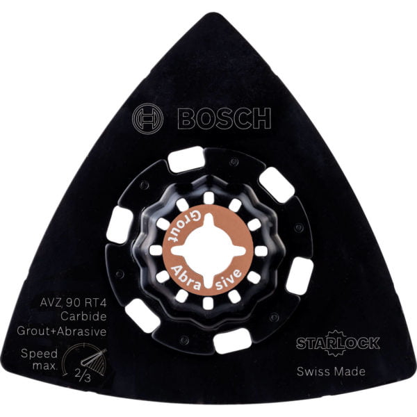 Bosch AVZ 90 RT Starlock Oscillating Multi Tool Sanding Plate 90mm 40g Pack of 1