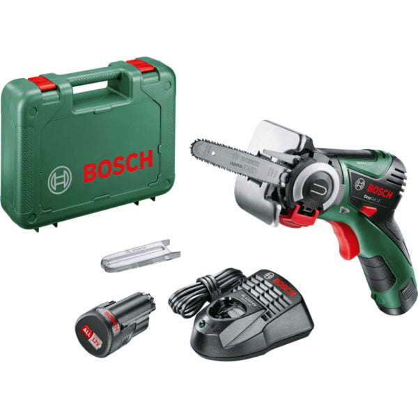 Bosch EASYCUT 12 LI 12v Cordless Nanoblade ChainSaw 2 x 2.5ah Li-ion Charger Case