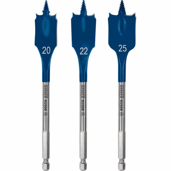 Bosch Expert 3 Piece Self Cut Speed Flat Spade Drill Bit Set