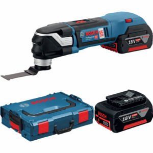 Bosch GOP 18 V-28 18v Cordless Brushless Starlock Plus Oscillating Multi Tool 2 x 5ah Li-ion Charger Case