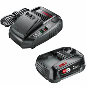 Bosch Genuine 18v Cordless Li-ion Battery 2.5ah and 3A Fast Charger Pack 2.5ah