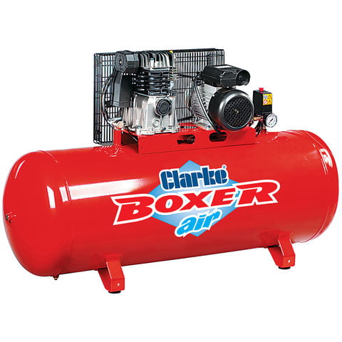 Clarke Clarke Boxer 14/200 O/L 14cfm 200Litre 3HP Belt Driven Air Compressor (230V)