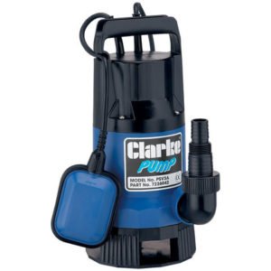 Clarke Clarke PSV3A 1½" 400W 133Lpm 5m Head Dirty Water Submersible Pump with Float Switch (230V)