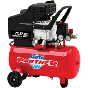 Clarke Clarke Panther 9/25 9.3cfm 24Litre 2.5HP Air Compressor (230V)
