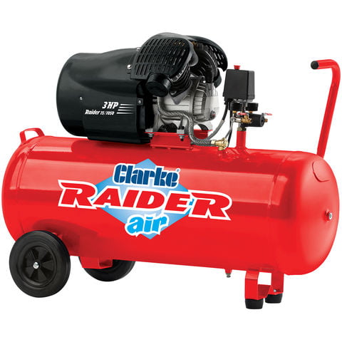 Clarke Clarke Raider 15/1050 100 Litre V-Twin Air Compressor (2.2kW / 3HP)