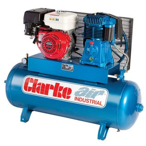 Clarke Clarke SP27EC150 23cfm 150Litre 8HP Electric Start Petrol Air Compressor