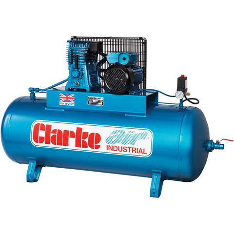 Clarke Clarke XE18/200 (WIS) 18cfm 200Litre 4HP Industrial Air Compressor (400V)
