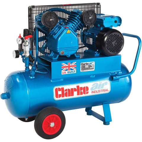 Clarke Clarke XEPV16/50 (OL) 14cfm 50Litre 3HP Portable Industrial Air Compressor (110V)