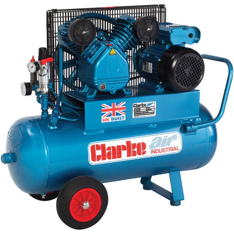 Clarke Clarke XEPV16/50 (OL) 14cfm 50Litre 3HP Portable Industrial Air Compressor (230V)