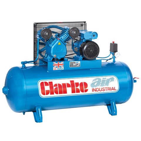 Clarke Clarke XEV16/150 (OL) 14cfm 150Litre 3HP Industrial Air Compressor (230V)