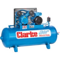 Clarke Clarke XEV16/200 (OL) 14cfm 200Litre 3HP Industrial Air Compressor (230V)