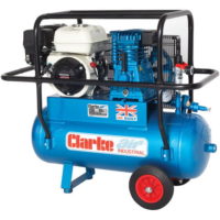 Clarke Clarke XPPH15/50 15cfm 50Litre 6.5HP Portable Petrol Air Compressor with Cage