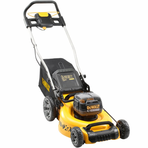 DeWalt DCMW564 Twin 18v XR Cordless Brushless Lawnmower 480mm 2 x 5ah Li-ion Charger