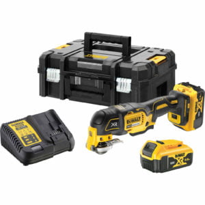 DeWalt DCS356 18V XR Brushless Oscillating Multi Tool 2 x 5ah Li-ion Charger Case